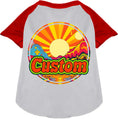 Load image into Gallery viewer, Custom Mellow Mountain Pet Raglan Shirts
