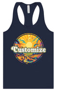 Load image into Gallery viewer, Custom Trippy Peaks Women's Racerback Tank
