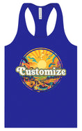 Load image into Gallery viewer, Custom Trippy Peaks Women's Racerback Tank
