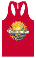 Load image into Gallery viewer, Custom Trippy Peaks Women's Racerback Tank
