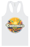 Load image into Gallery viewer, Custom Trippy Peaks Women's Racerback Tank
