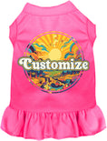 Load image into Gallery viewer, Custom Trippy Peaks Pet Dress
