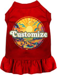Load image into Gallery viewer, Custom Trippy Peaks Pet Dress
