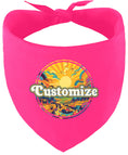 Load image into Gallery viewer, Custom Trippy Peaks Pet Bandana

