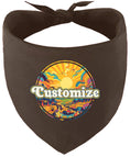 Load image into Gallery viewer, Custom Trippy Peaks Pet Bandana
