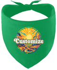 Load image into Gallery viewer, Custom Trippy Peaks Pet Bandana
