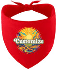 Load image into Gallery viewer, Custom Trippy Peaks Pet Bandana
