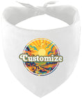 Load image into Gallery viewer, Custom Trippy Peaks Pet Bandana

