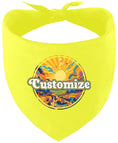 Load image into Gallery viewer, Custom Trippy Peaks Pet Bandana
