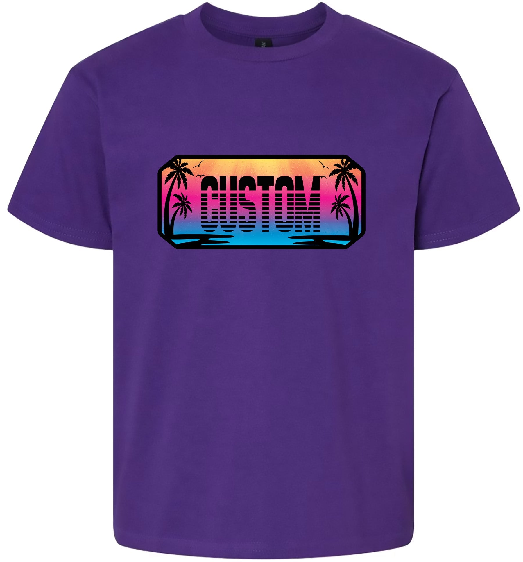 Custom Beach Shades Children's Gildan Soft Shirt