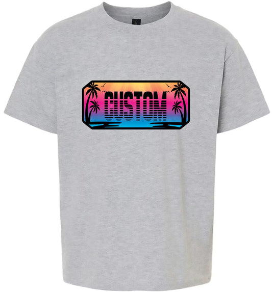 Custom Beach Shades Children's Gildan Soft Shirt