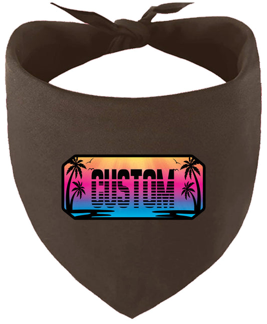 Custom Beach Shades Pet Bandana