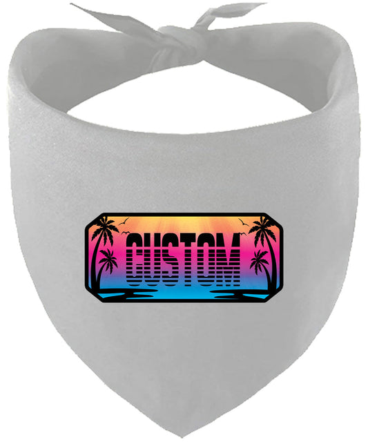 Custom Beach Shades Pet Bandana