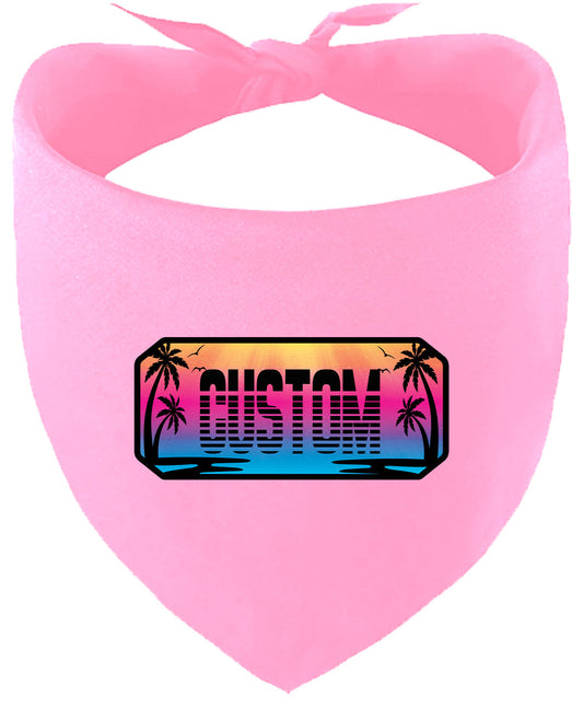 Custom Beach Shades Pet Bandana