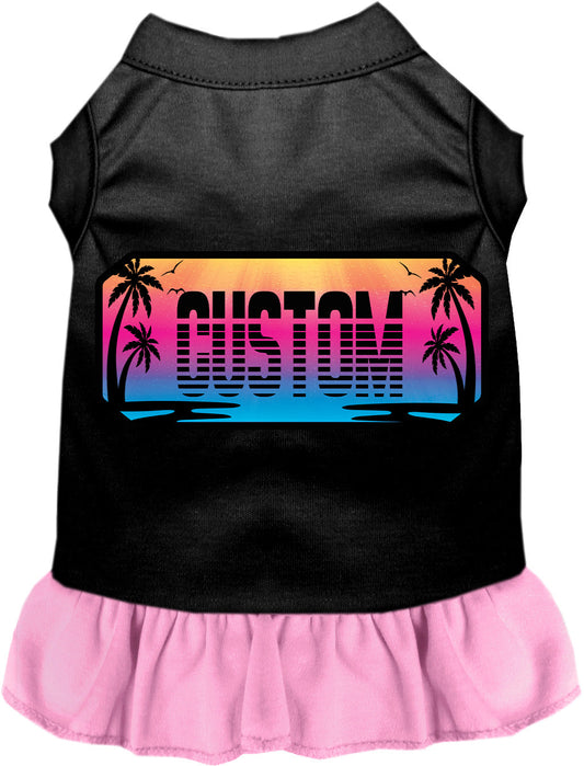 Custom Beach Shades Pet Dress