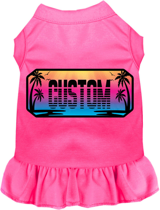 Custom Beach Shades Pet Dress