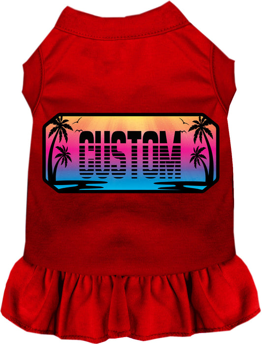 Custom Beach Shades Pet Dress