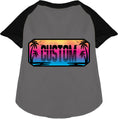 Load image into Gallery viewer, Custom Beach Shades Pet Raglan Shirts
