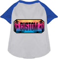 Load image into Gallery viewer, Custom Beach Shades Pet Raglan Shirts
