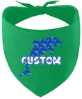 Load image into Gallery viewer, Custom Blue Dolphins Pet Bandana
