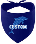Load image into Gallery viewer, Custom Blue Dolphins Pet Bandana
