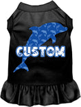 Load image into Gallery viewer, Custom Blue Dolphins Pet Dress

