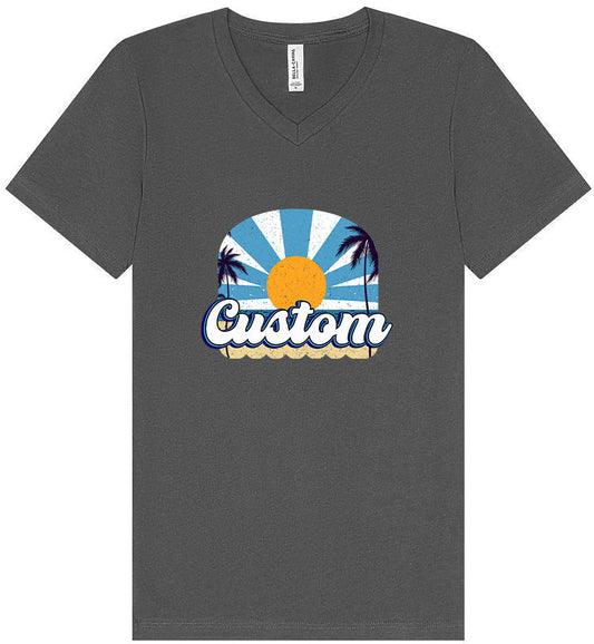 Custom Coast Unisex V-Neck Shirt
