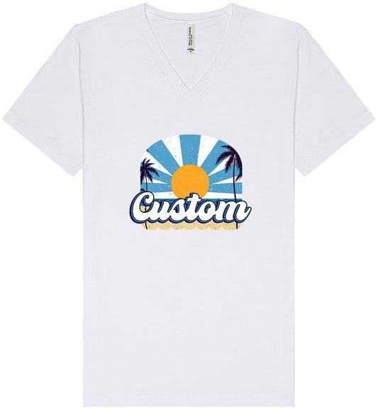 Custom Coast Unisex V-Neck Shirt