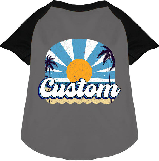 Custom Coast Pet Raglan Shirts