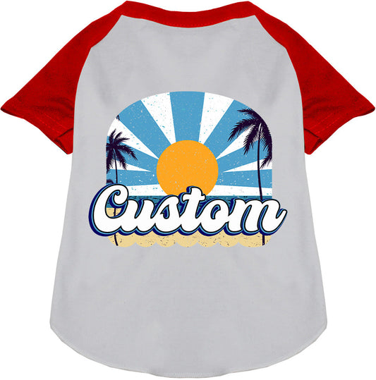Custom Coast Pet Raglan Shirts