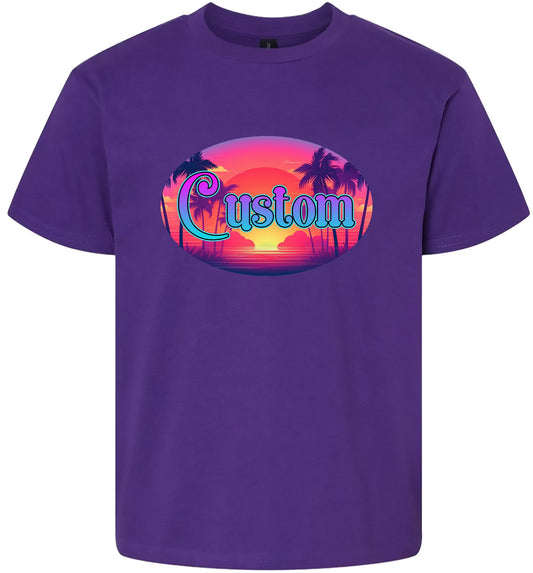 Custom Classic Beach Children's Gildan Soft Shirt