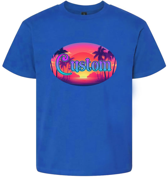 Custom Classic Beach Children's Gildan Soft Shirt