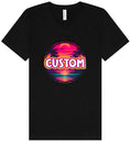 Load image into Gallery viewer, Custom Neon Beach Sunset Unisex V-Neck Shirt

