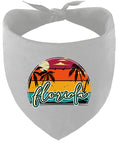 Load image into Gallery viewer, Custom Retro Beach Sunset Pet Bandana
