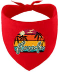 Load image into Gallery viewer, Custom Retro Beach Sunset Pet Bandana

