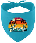 Load image into Gallery viewer, Custom Retro Beach Sunset Pet Bandana

