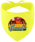 Load image into Gallery viewer, Custom Retro Beach Sunset Pet Bandana
