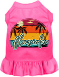 Load image into Gallery viewer, Custom Retro Beach Sunset Pet Dress
