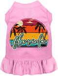 Load image into Gallery viewer, Custom Retro Beach Sunset Pet Dress
