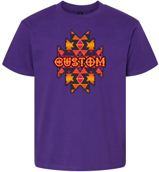 Custom Navajo Tribal Children's Gildan Soft Shirt