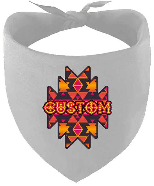 Custom Navajo Tribal Pet Bandana
