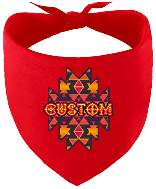 Custom Navajo Tribal Pet Bandana