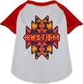 Load image into Gallery viewer, Custom Navajo Tribal Pet Raglan Shirts

