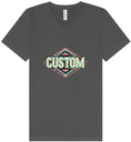 Load image into Gallery viewer, Custom Peach Aztec Unisex V-Neck Shirt
