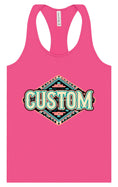 Load image into Gallery viewer, Custom Peach Aztec Women's Racerback Tank
