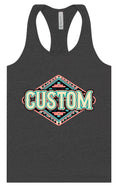 Load image into Gallery viewer, Custom Peach Aztec Women's Racerback Tank

