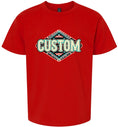 Load image into Gallery viewer, Custom Peach Aztec Children's Gildan Soft Shirt

