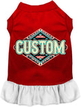 Load image into Gallery viewer, Custom Peach Aztec Pet Dress
