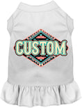Load image into Gallery viewer, Custom Peach Aztec Pet Dress

