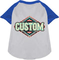 Load image into Gallery viewer, Custom Peach Aztec Pet Raglan Shirts

